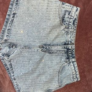 Women’s Blue B shorts size Large!